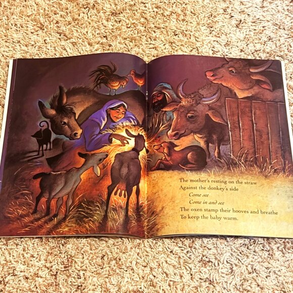 Nativity Christmas Story Picture Book Lot This Is the Star Come See Scholastic - Picture 8 of 16